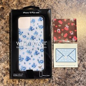Wildflower - forget me not floral case